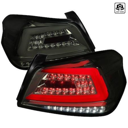 Spec-D Tuning 15-19 Subaru Wrx Sequential LED Tail Lights, LT-WRX15GLED-SQ-TM LT-WRX15GLED-SQ-TM